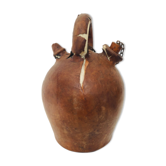 Leather and terracotta gourd, 1970