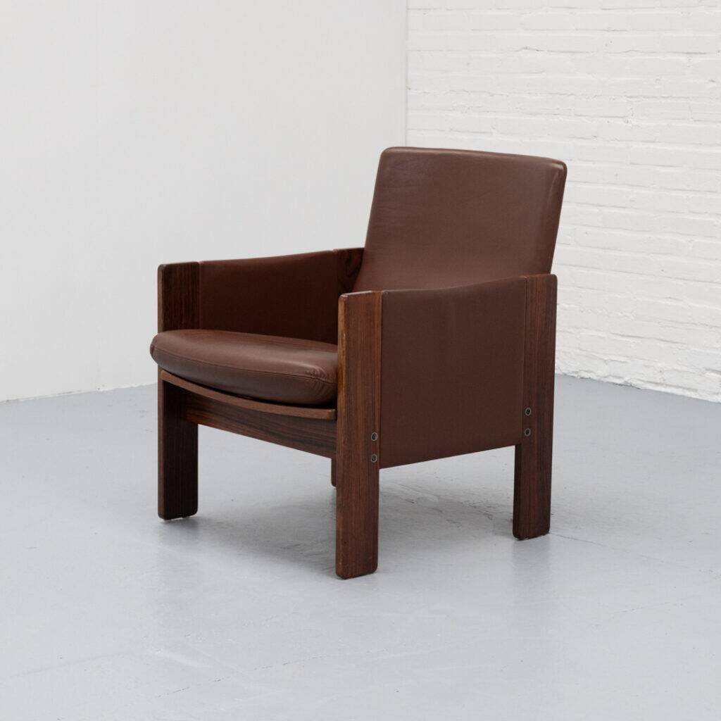 Set of 2 Cassina 917 armchairs by Afra & Tobia Scarpa 1960s