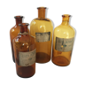 Lot of pharmacy bottles