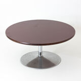 Round coffee table by Arne Jacobsen for Fritz Hansen, 1975