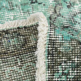 5x7 Handknotted Wool Floral Vintage Tapis Rugs 227x145Cm