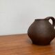 Brutalist vases and carafes from the mid-century by Hartwig Heyne pottery, Germany, 1960s.
