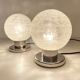Pair Vintage Space Age Table Lamps from Doria