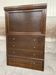 Secretary with flap art-deco desk mid-century vintage 1950