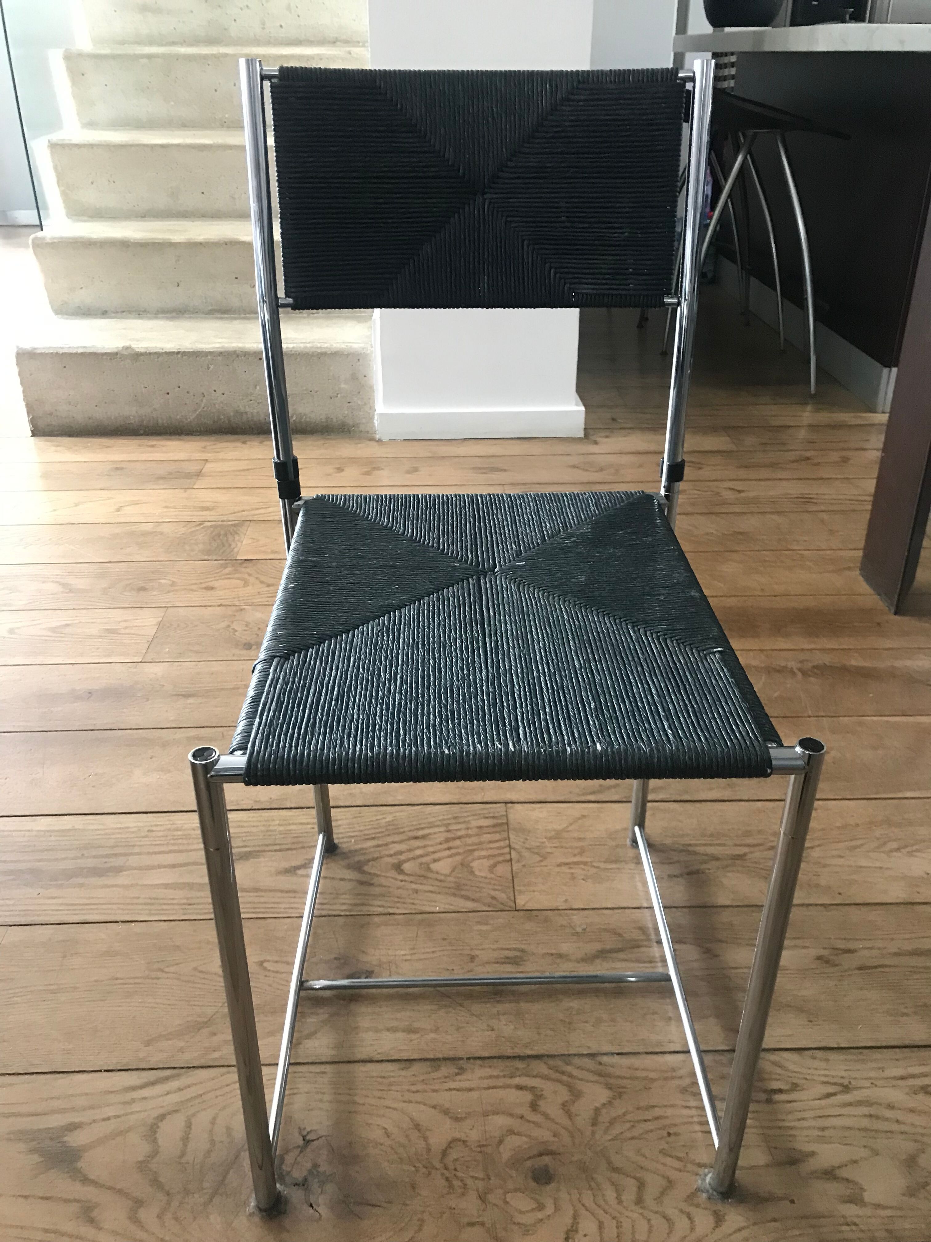 Set of 6 chairs B&B italia