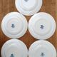 Antique flat plates, Azalées model - Longwy