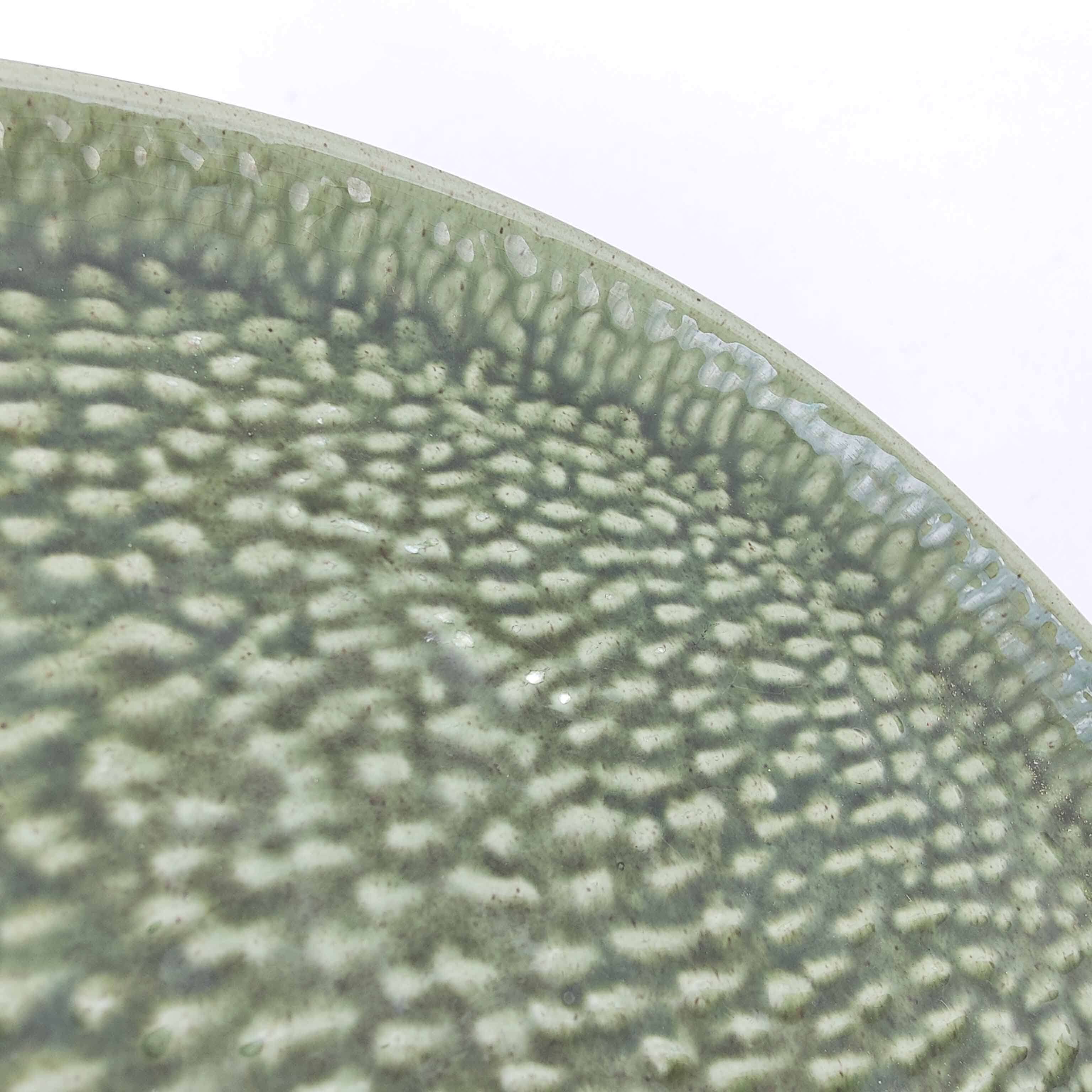 Large ceramic dish avocado shape