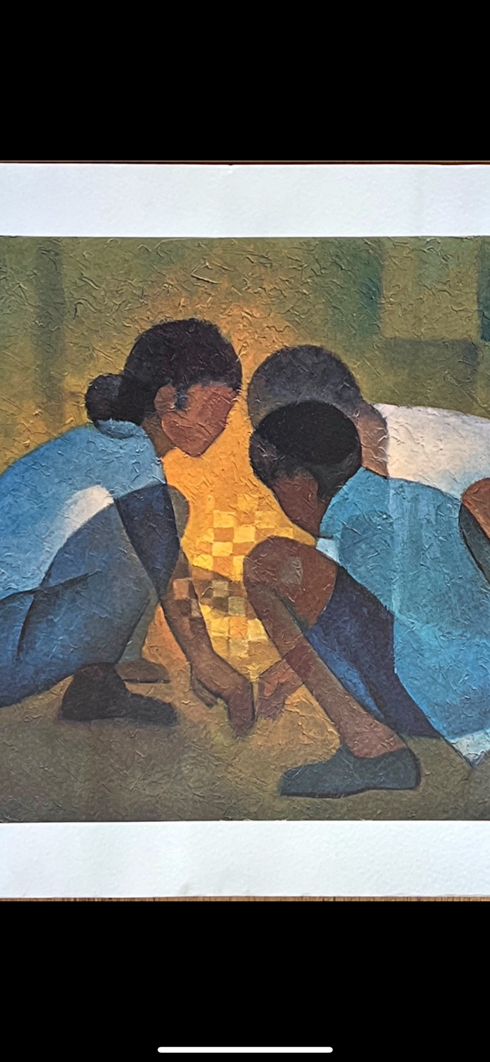 Poster "Les enfants au checkier" by Louis Toffoli