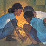 Poster "Les enfants au checkier" by Louis Toffoli