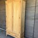 Raw wood cabinet