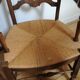 Paire de fauteuils paillés provençaux