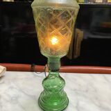 Italia chianti glass bottle lamp