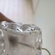 Rare mid-century modern crystal drop table lamp by Orrefors, designed by Carl Fagerlund.