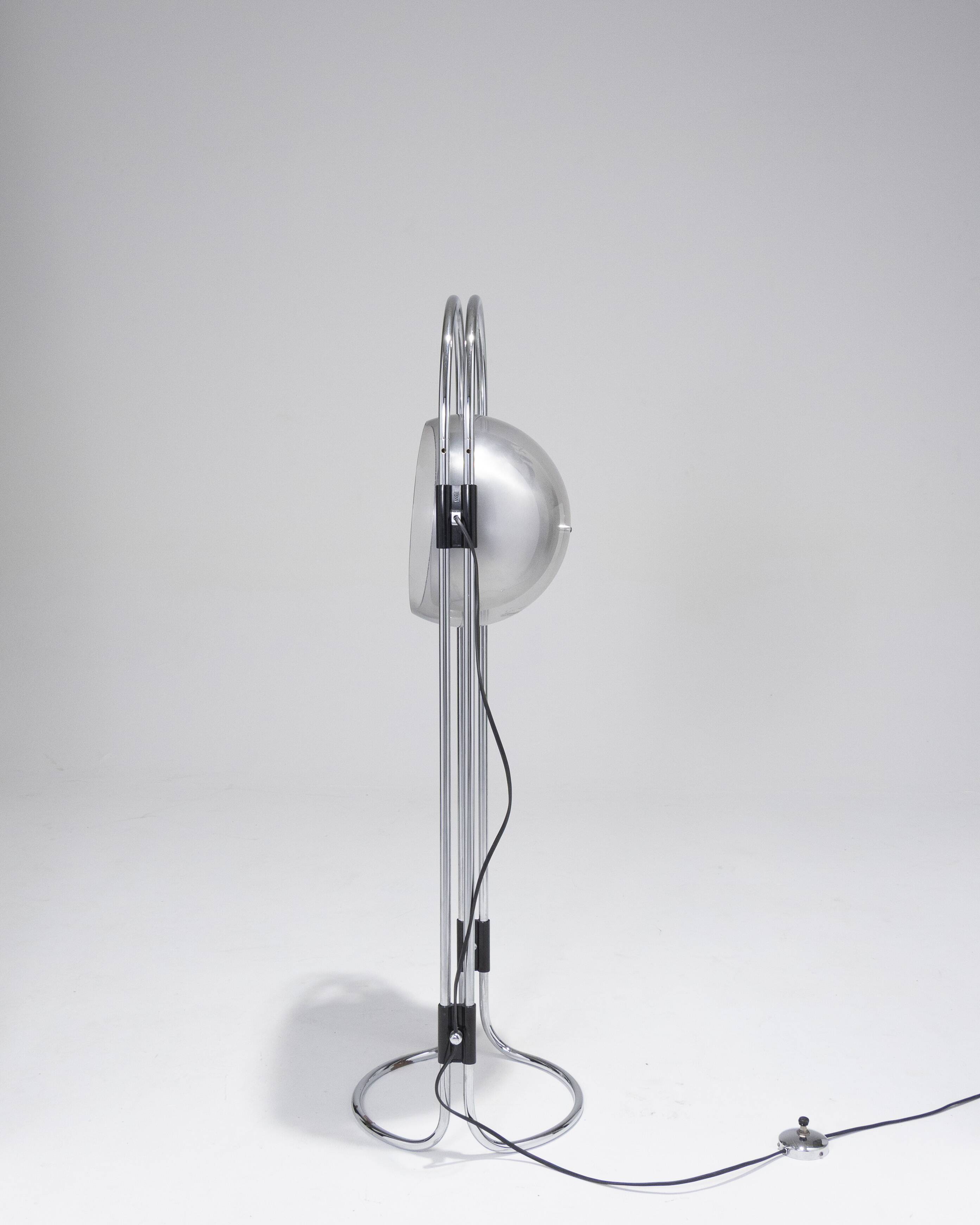 Space Age floor lamp, Andre Ricard, Metalarte, 1970s