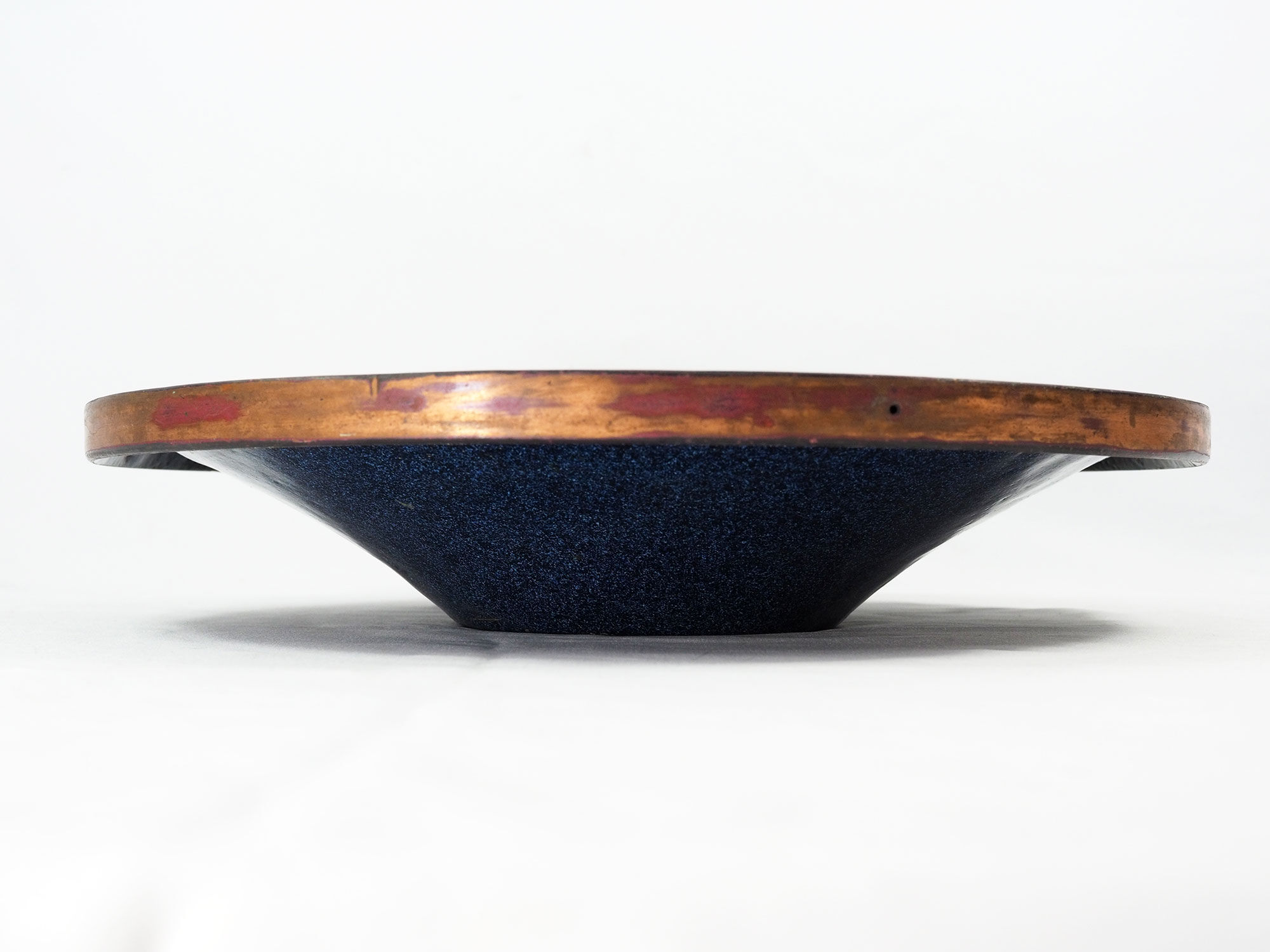 Centerpiece - email of limoges-geometric pattern mid century