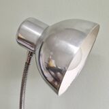 Polished aluminum desk lamp from the 1950s