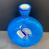 Glazed earthenware gourd vase for primavera, longwy