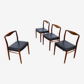 Chaises en palissandre de Rio par Kai Lyngfeldt Larsen 1960