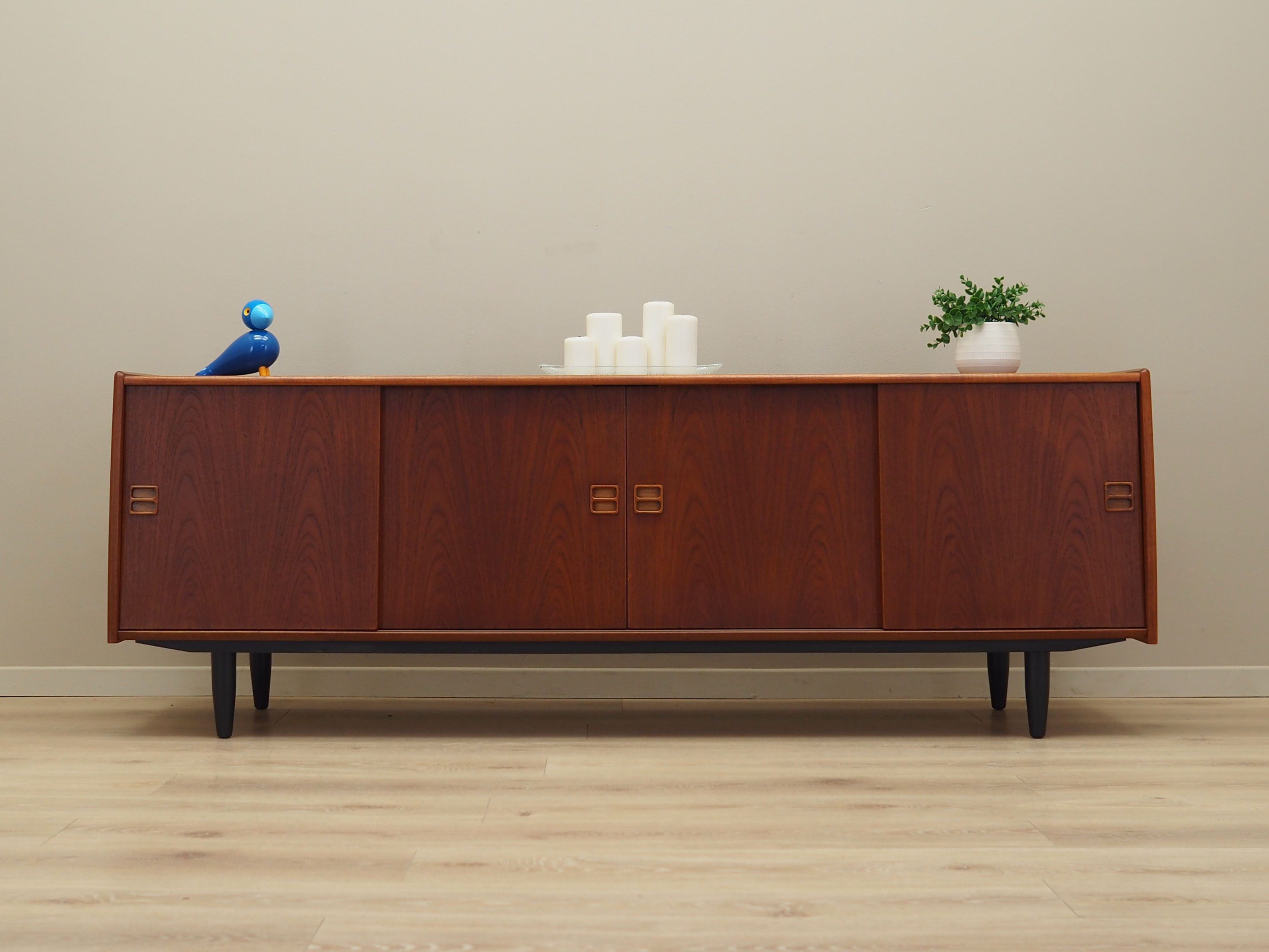 Teak sideboard, Danish design, 1970s, manufacturer Aerthoj Jensen & Molholm Herning