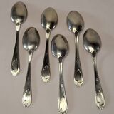 Italian Silver Coffee Spoon Set of 6