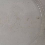 Old "Etruscan" flat plates in opaque porcelain from Gien Terre de Fer