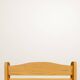 Paire de chaises pliantes en bois blond