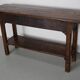 Antique French Rustic Farmhouse Oak Side Table, 19th Century