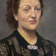 Portrait of a Pastel woman on paper