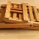 Foldable wooden children stool - Vintage from the 60s