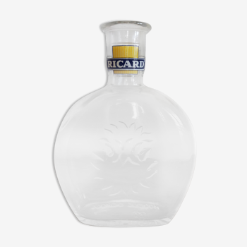 Carafe Ricard vintage en verre