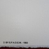 Salvador DALI: The Horses, Caligula, 1983, Original signed lithograph