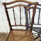 Chaise en bambou cannée