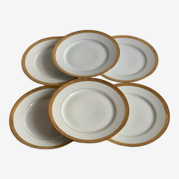 Raynaud golden porcelain plates