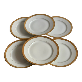 Raynaud golden porcelain plates