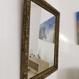 Miroir doré style Louis XIII - 58x48cm