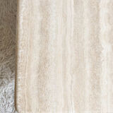 Travertine coffee table