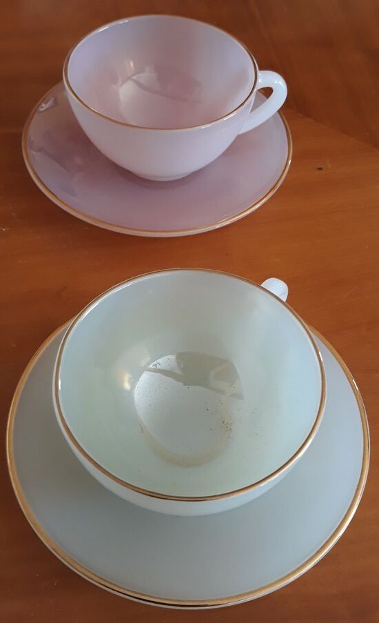 6 tea cups 60s