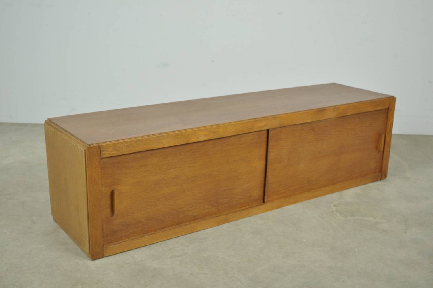 Vintage Mid-century hanging cabinet with sliding doors, 1960s