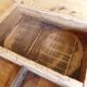 Table de ferme en bois brut
