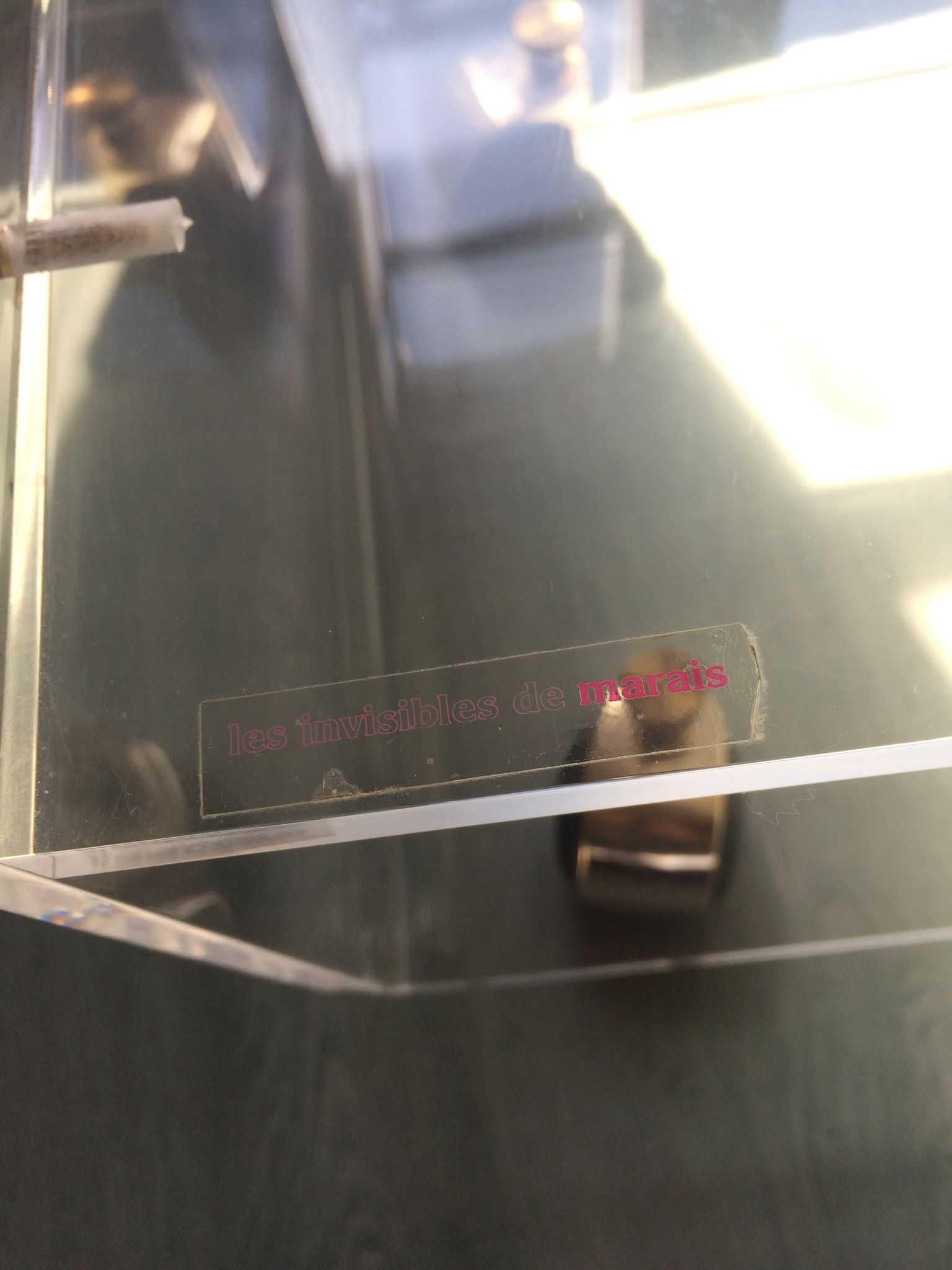 Plexiglas coffee table from Marais International