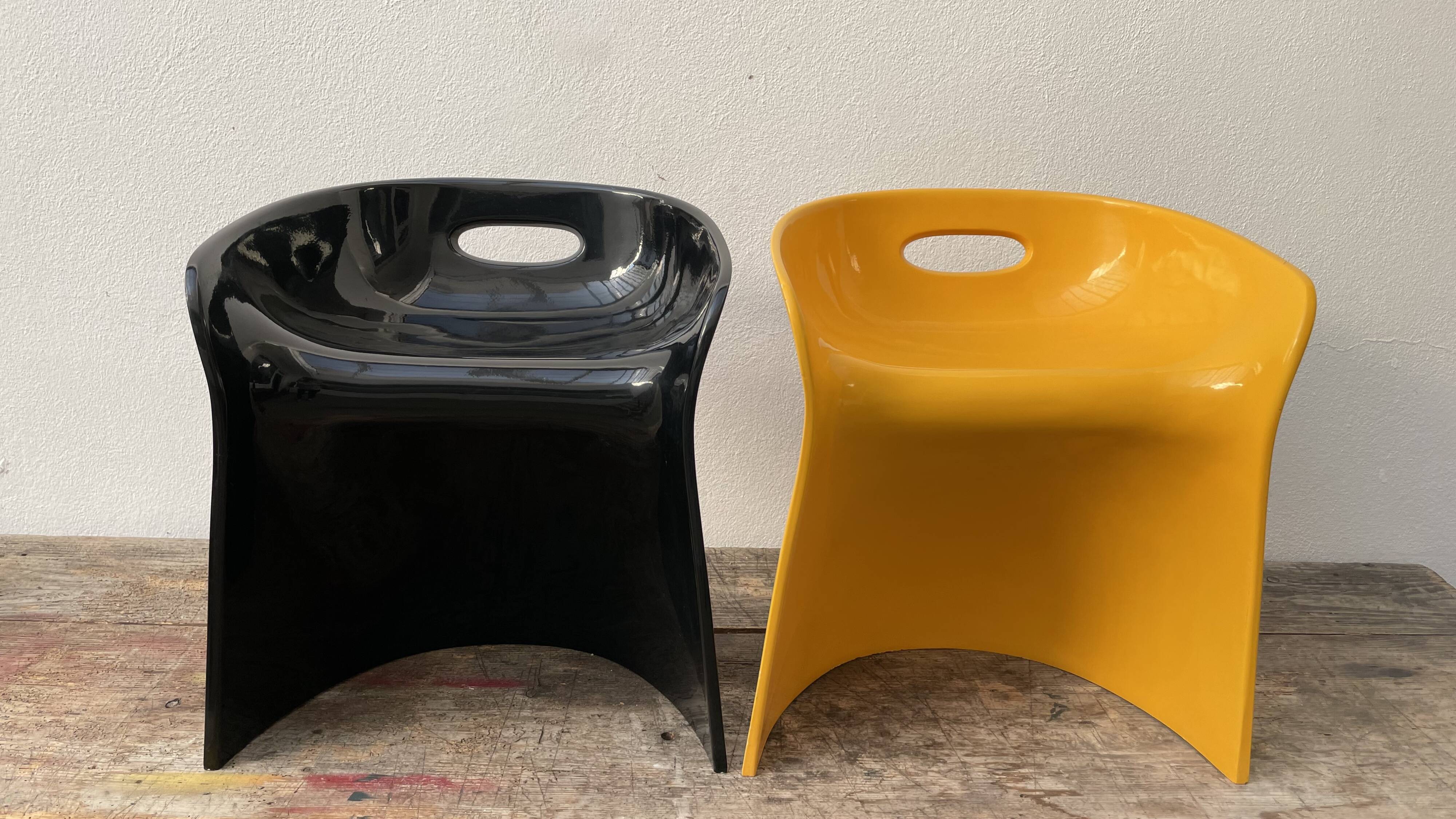 Paire de chaises « Bowl-chairs » design