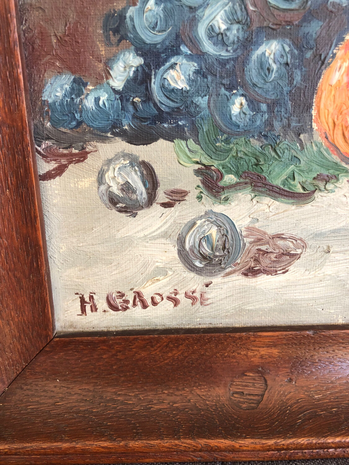 Still life with orange