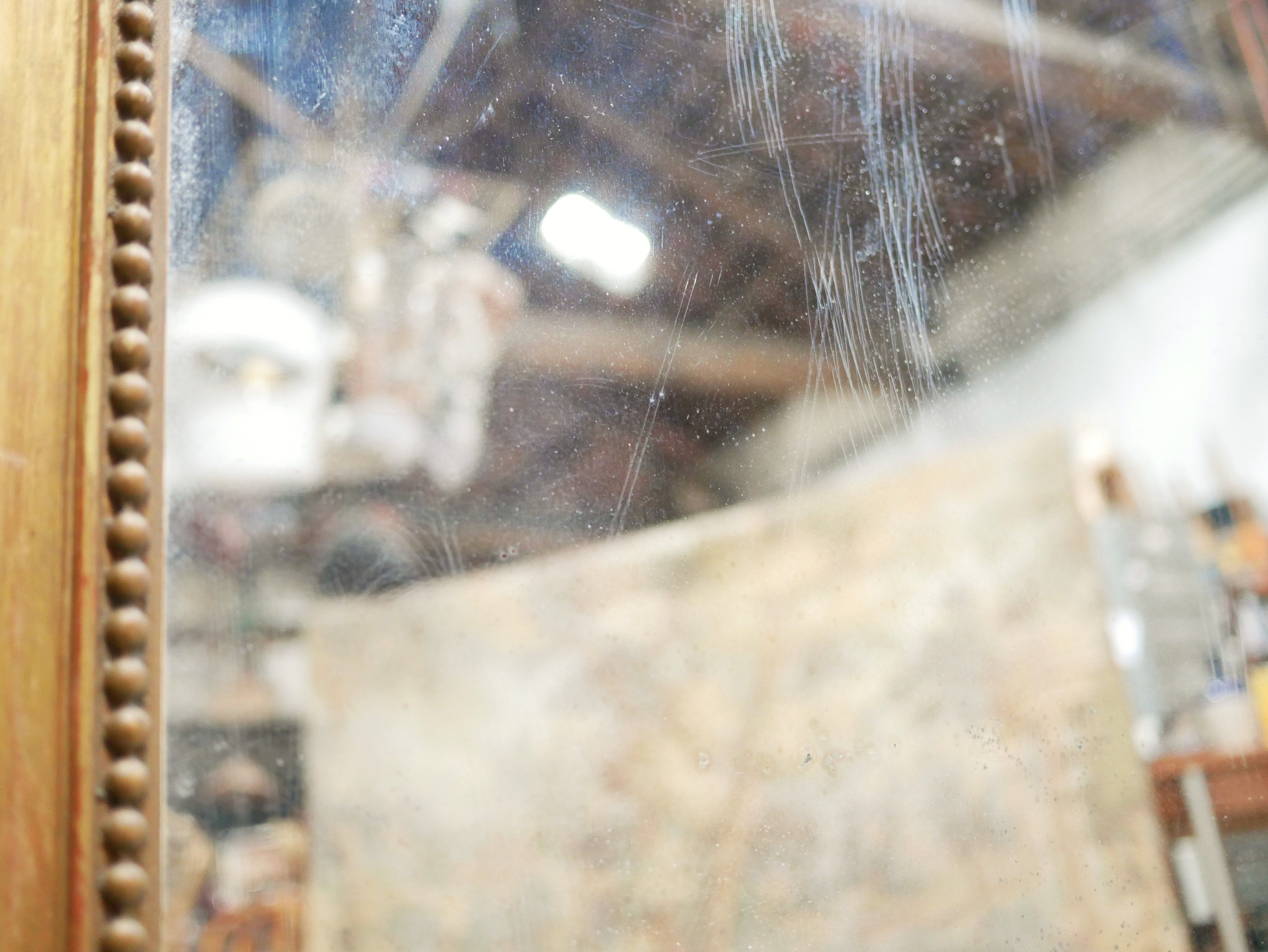 Old rectangular mirror Louis Philippe 150cm x 107cm