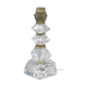 Pied de lampe en cristal