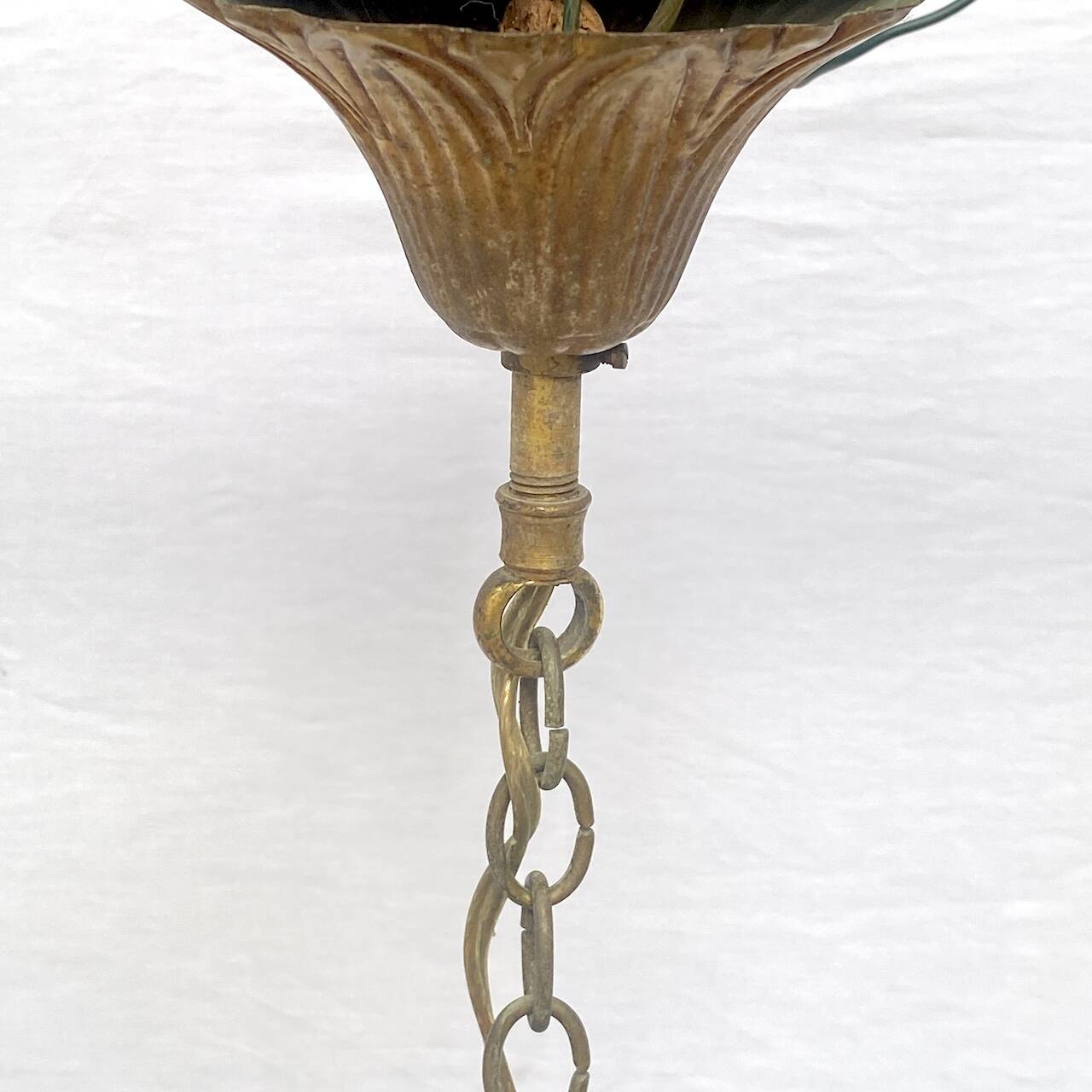 Lustre début XXème en cristal de bohème
