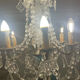 Glass style chandelier