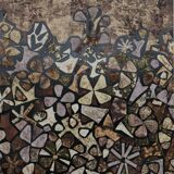 Jean dubuffet: garden of quite-vite - original signed stencil