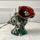 Vallauris lamp signed shellfish and fish 70s