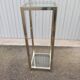 Vintage metal and glass column