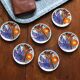 Set of 6 vintage coasters Villeroy & Boch model "Acapulco"